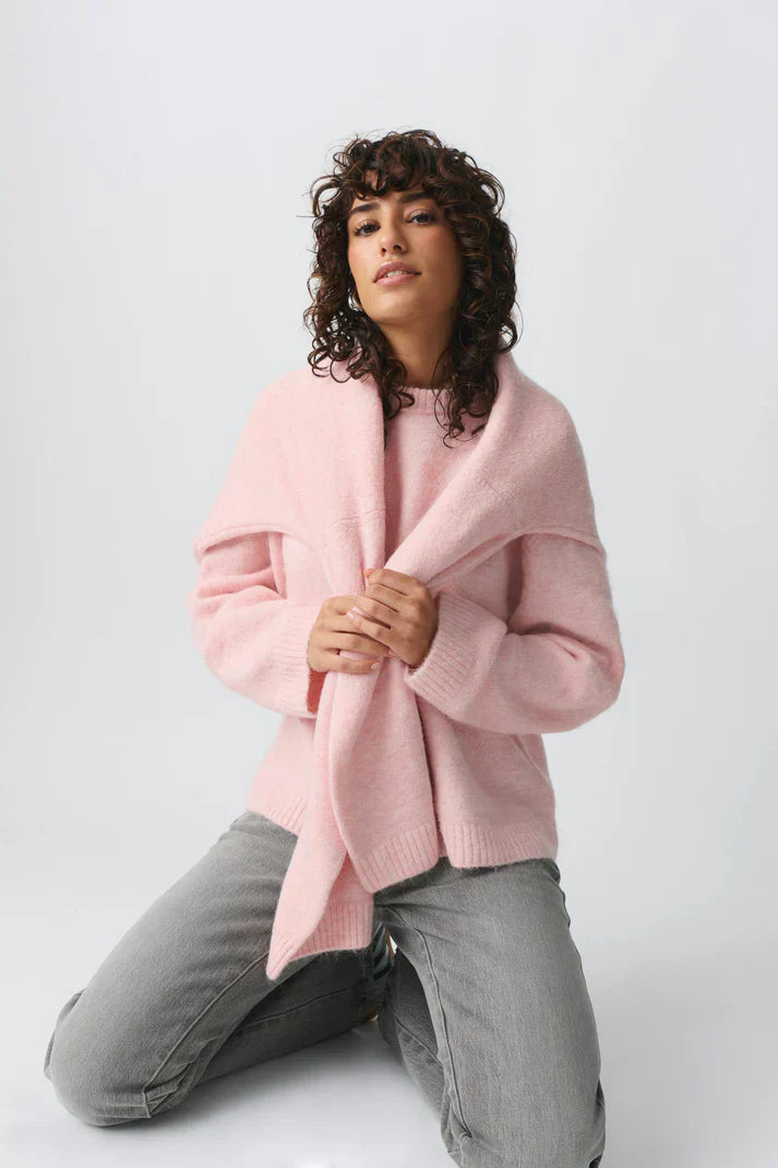 Knitted Sweater - Pink