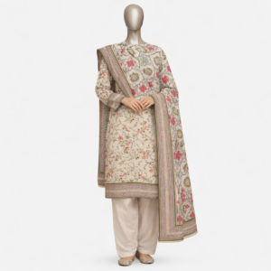 Floral 3 Piece Lawn Suit Printed Lawn