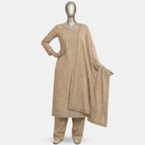 Pale Stone 3 Piece Lawn Suit Printed Lawn