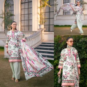 Summer Lawn 3 Piece Printed Lawn Suit