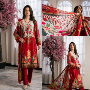 Summer Lawn 3 Piece Printed Lawn Suit
