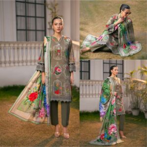 Summer Lawn 3 Piece Printed Lawn Suit