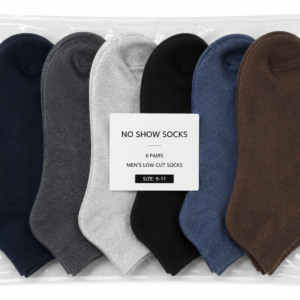 Vilora Fashion Men’s No Show Socks – 6 Pair Pack