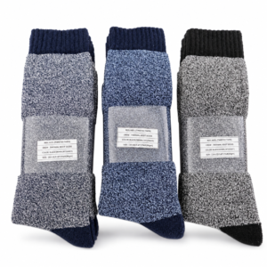 Vilora Fashion Thermal Boot Crew Socks – Twisted Yarn Assorted Colours