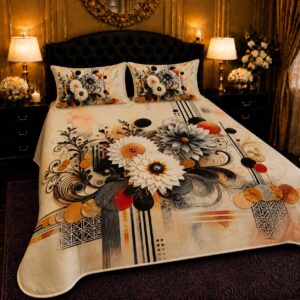 3 PCS DIGITAL BED SHEET SET 1-Vilora Fashion