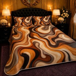 3 PCS DIGITAL BED SHEET SET 2-Vilora Fashion