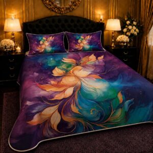 3 PCS DIGITAL BED SHEET SET 8-Vilora Fashion