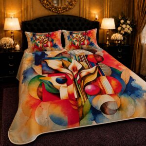 3 PCS DIGITAL BED SHEET SET 9-Vilora Fashion