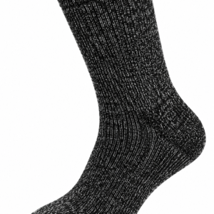 Black Melange Ribbed Crew Socks – Vilora Fashion
