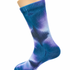 Blue & Purple Tie-Dye Crew Socks – Vilora Fashion