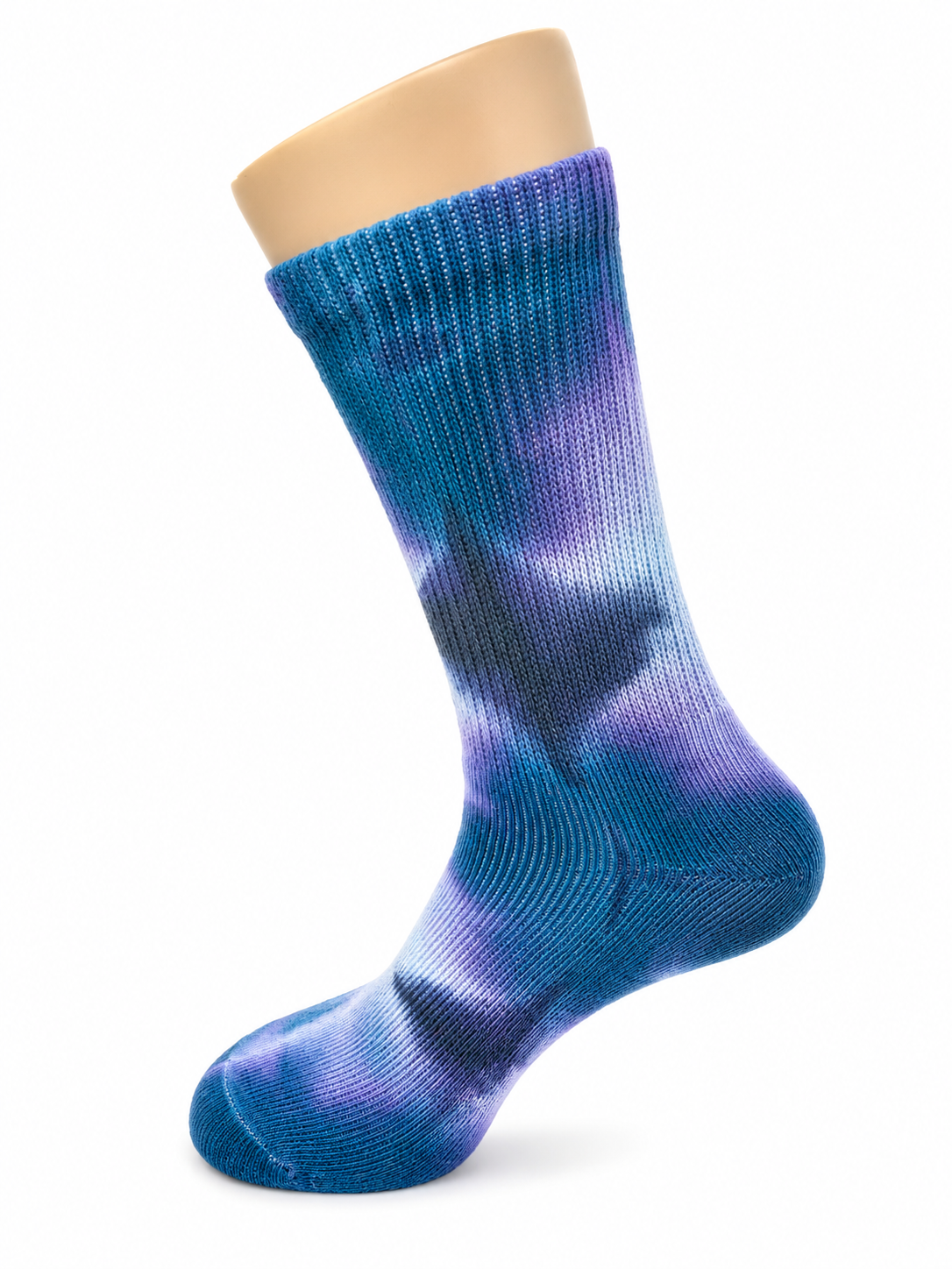 Blue & Purple Tie-Dye Crew Socks – Vilora Fashion