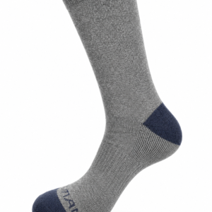 Grey Crew Socks with Navy Heel & Toe – Vilora Fashion