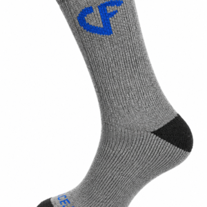 Heather Grey Crew Socks with Blue Graphic – Vilora Fashion