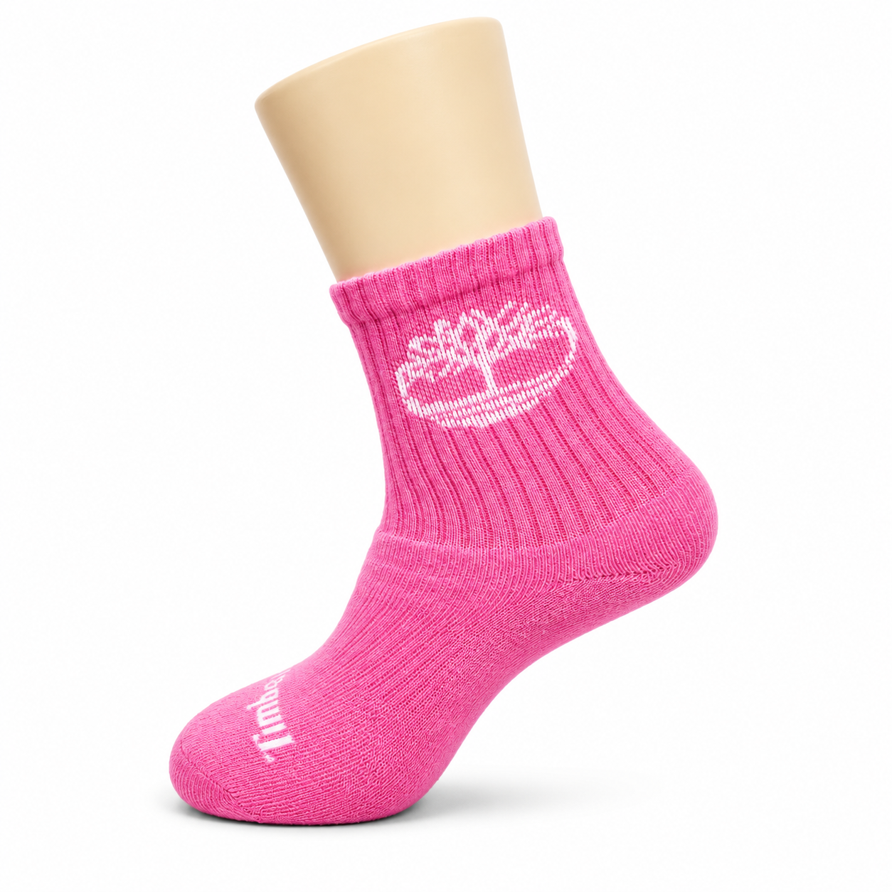 Hot Pink Tree Logo Crew Socks – Vilora Fashion