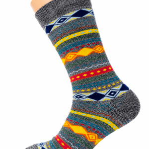 Multicolor Tribal Pattern Crew Socks – Vilora Fashion