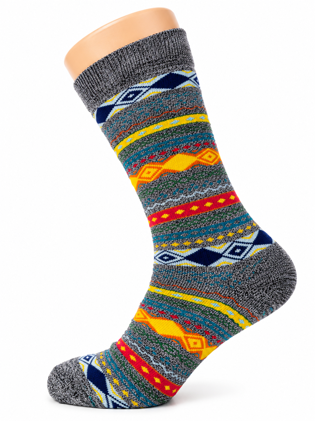 Multicolor Tribal Pattern Crew Socks – Vilora Fashion