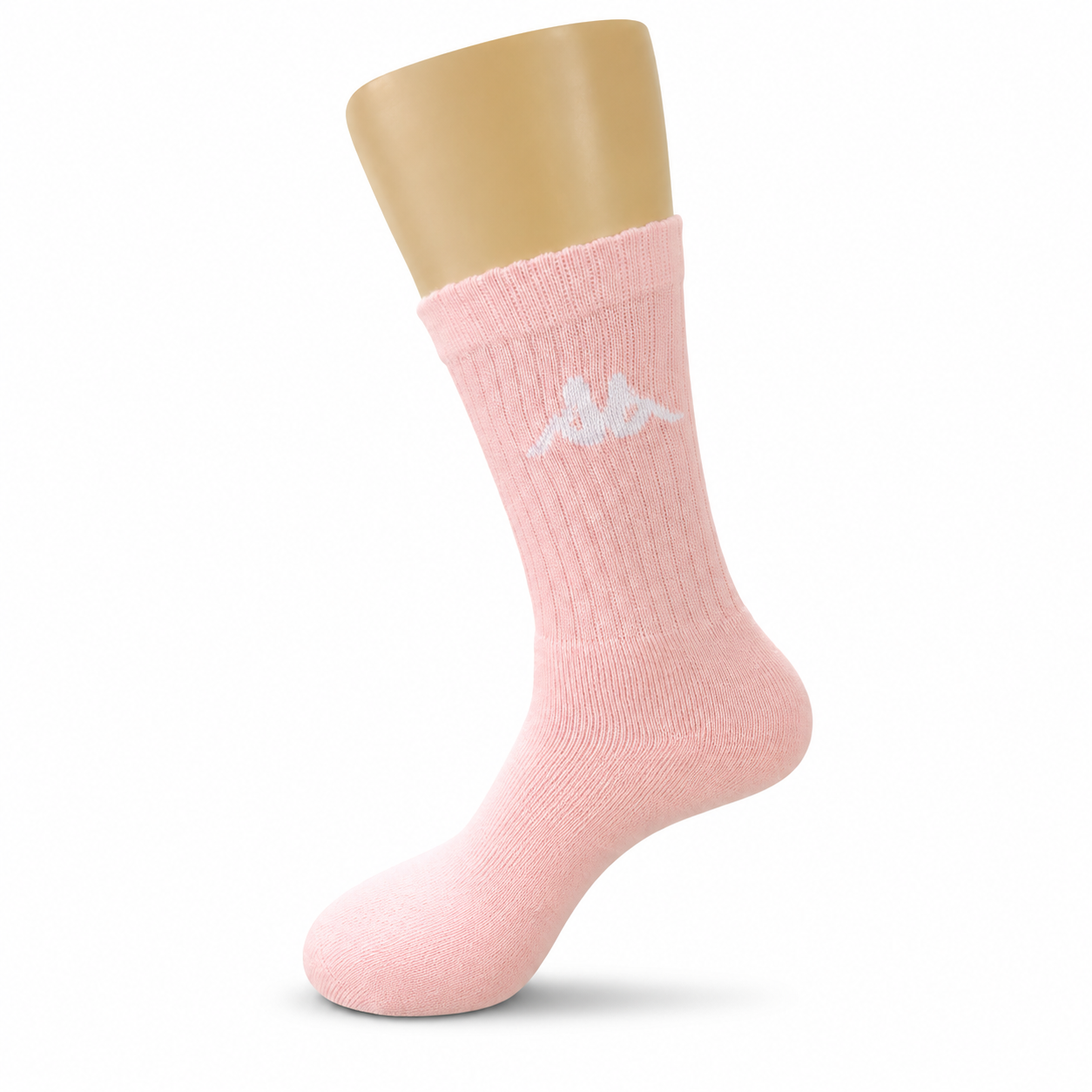 Pastel Pink Logo Crew Socks for Women – Vilora Fashion
