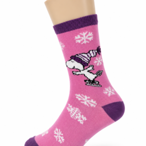 Pink Winter Cartoon Print Crew Socks – Vilora Fashion