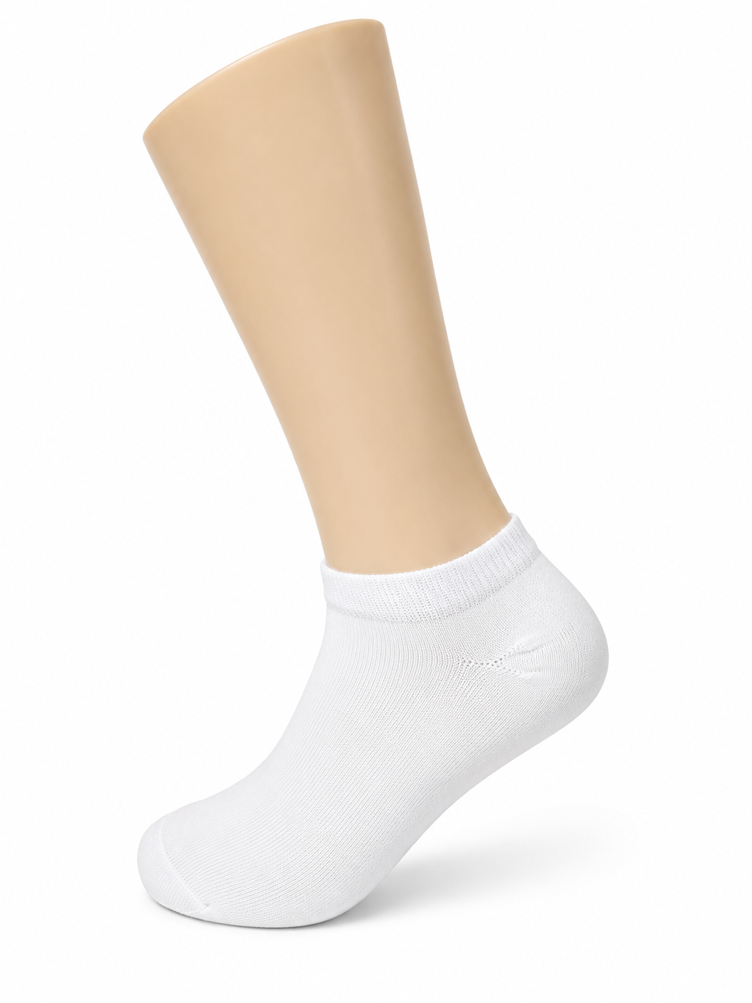 Plain White No-Show Ankle Socks – Vilora Fashion