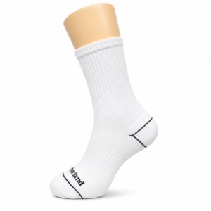 White Athletic Crew Socks with Black Detail – Vilora Fashion