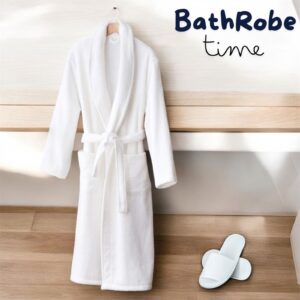 White Terry Bathrobe for Men & Women – Vilora Fashion