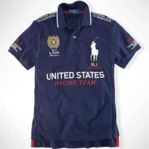 Men's Premium Navy Blue Polo T-Shirt – Embroidered Casual Cotton Polo Vilora Fashion