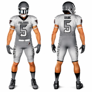White Falcons American Football Uniform Set – Premium Player Jersey & Pants Outfit | Vilora Fashion